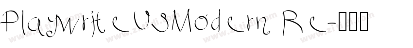 PlaywriteUSModern Re字体转换